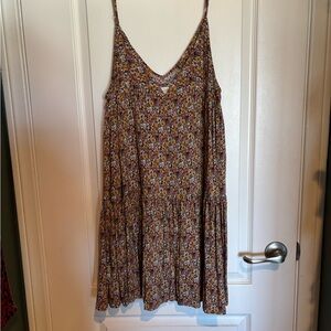 Natural Life Floral Spaghetti Strap Dress